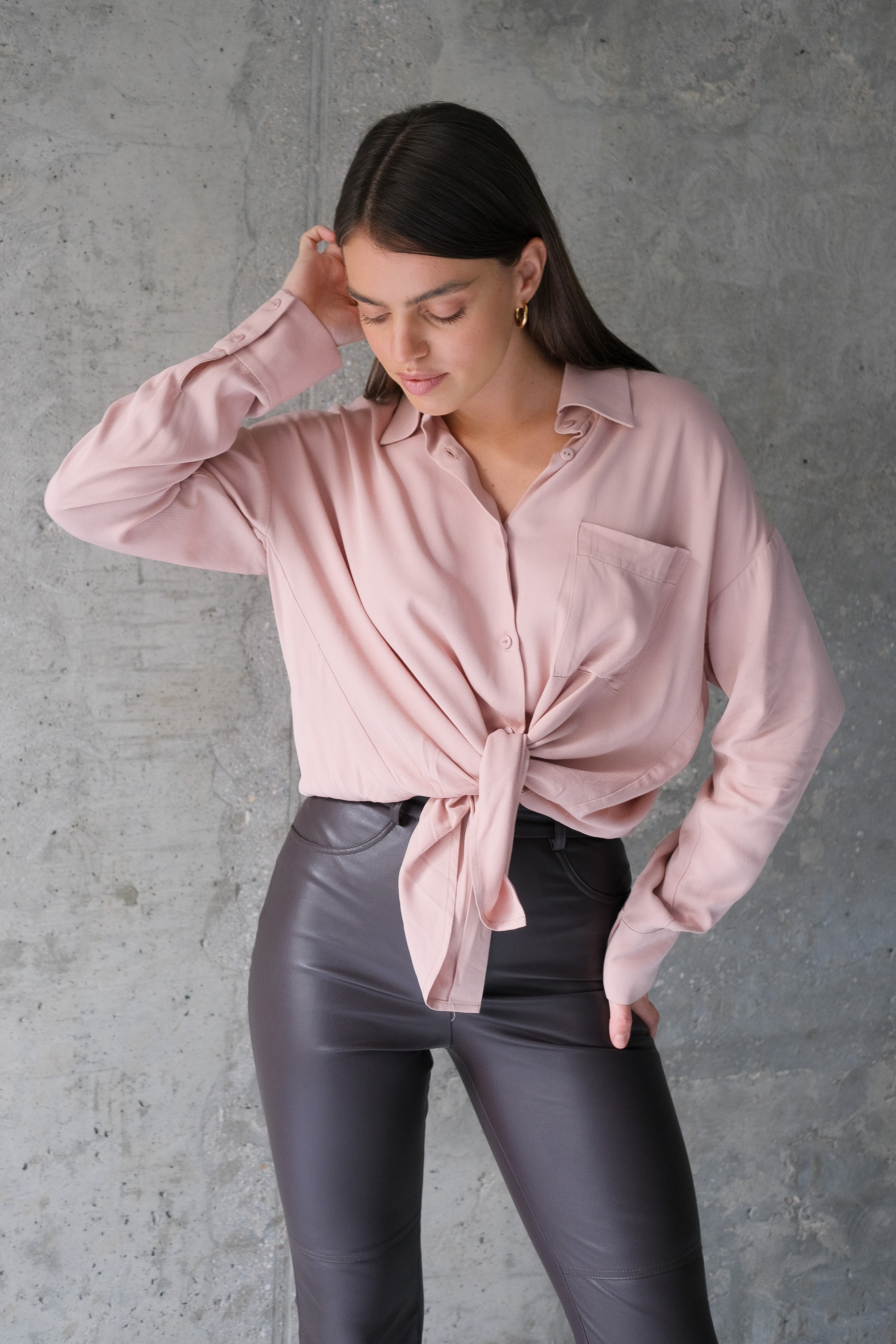 Блуза бежевая