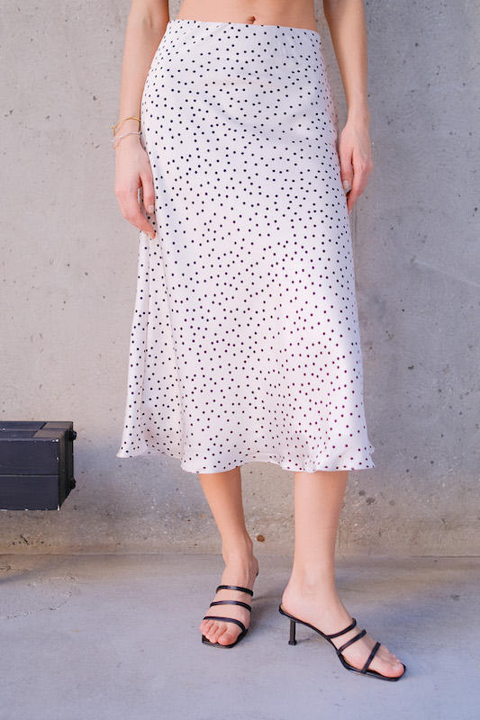 Юбка принт горох