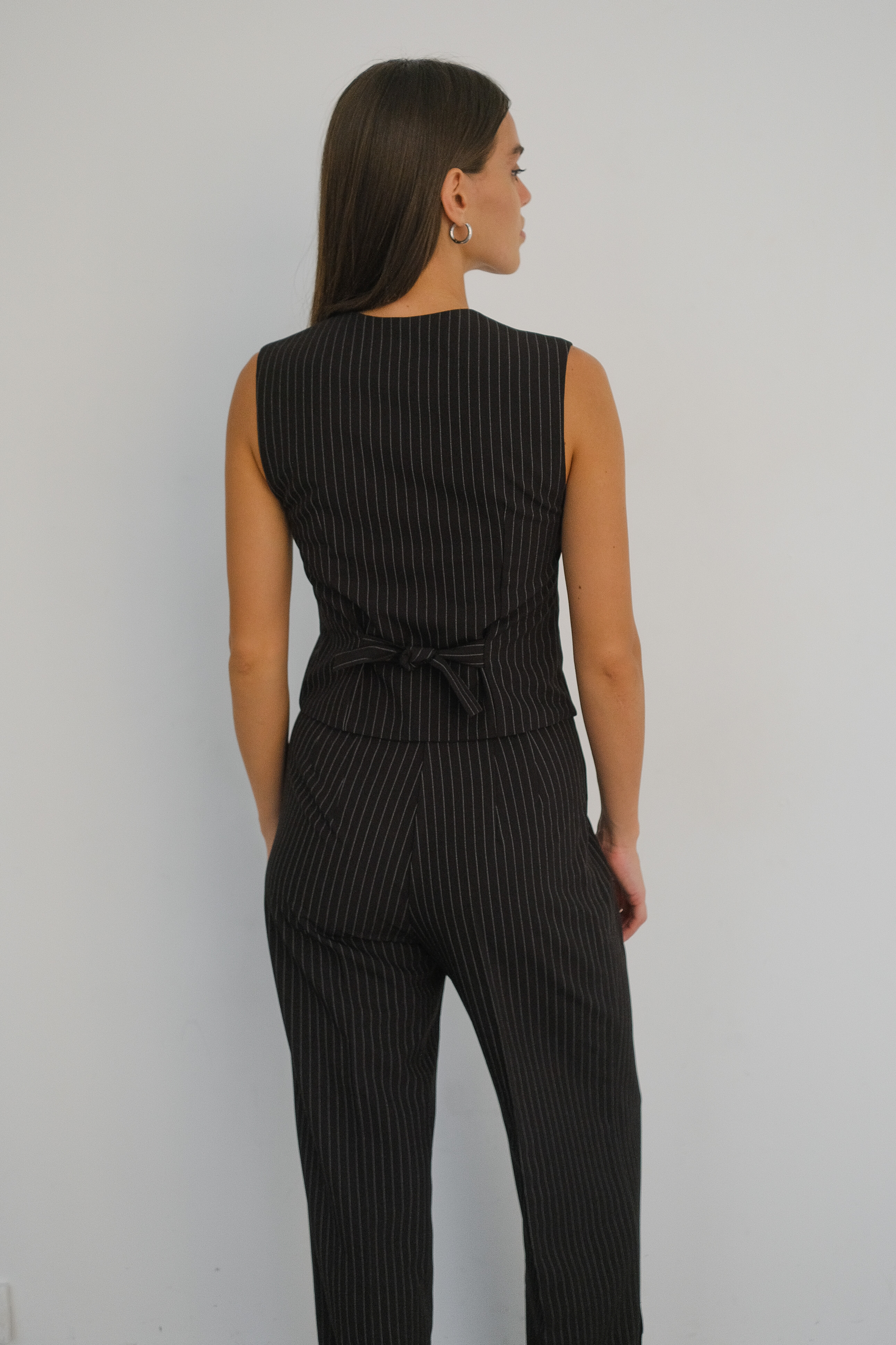 Жилет в полоску