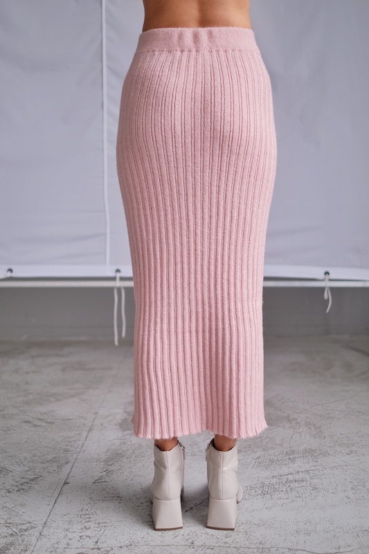 Юбка миди трикотажная