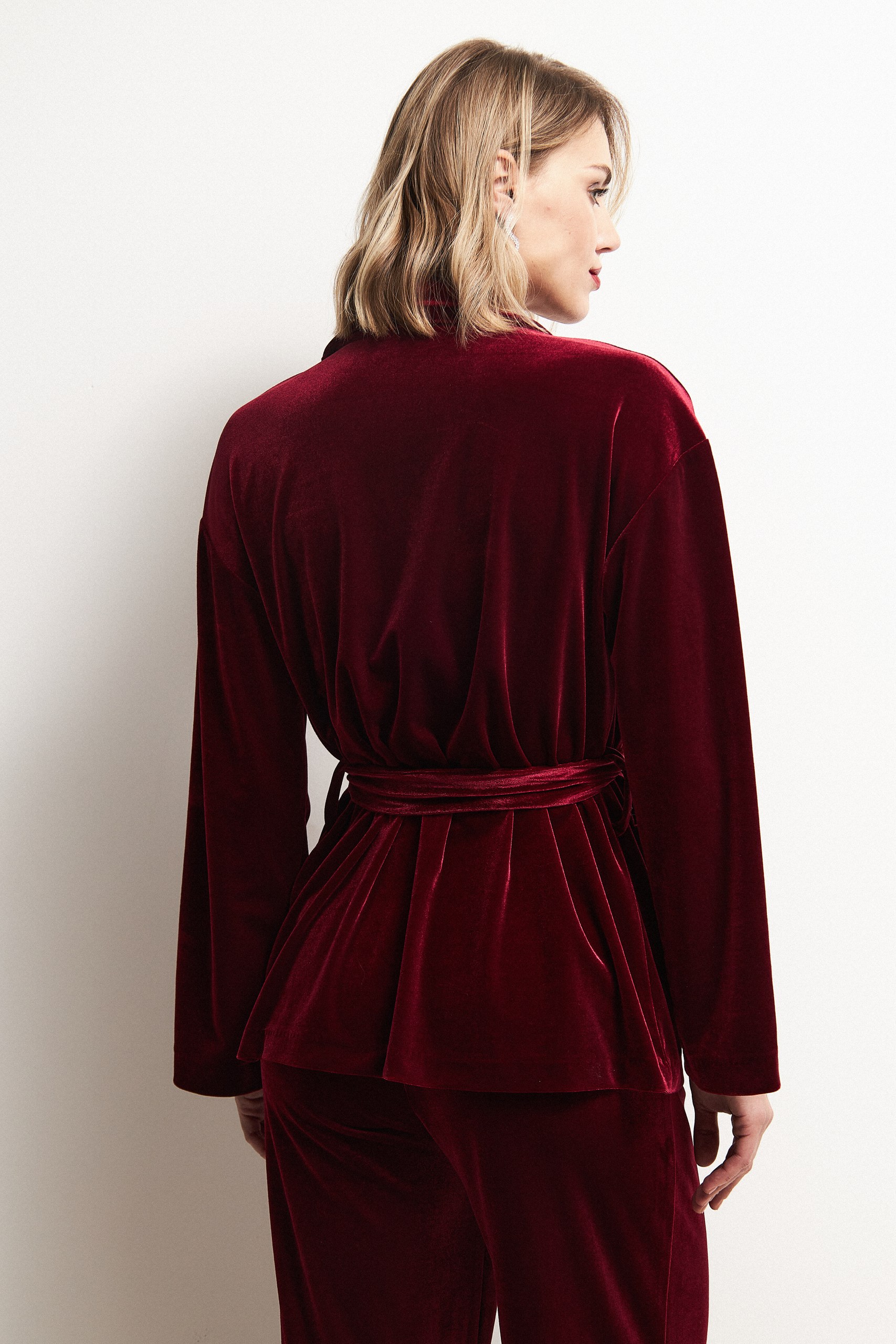 Жакет бархатный