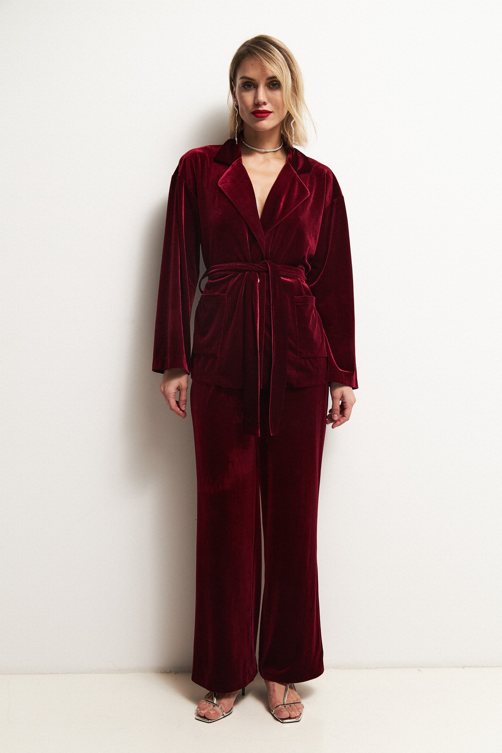 Брюки бархатные