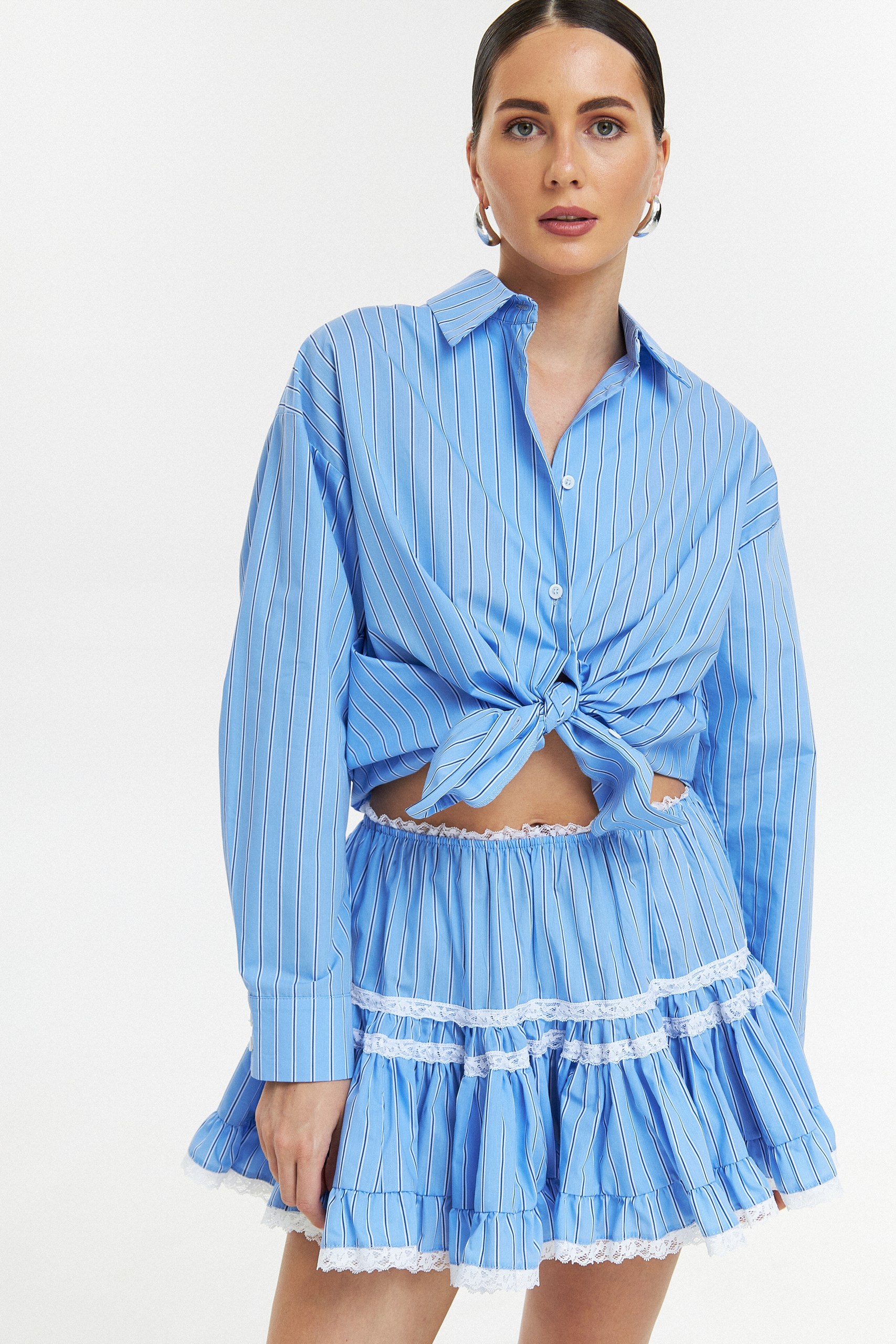 Юбка с кружевом Stripes