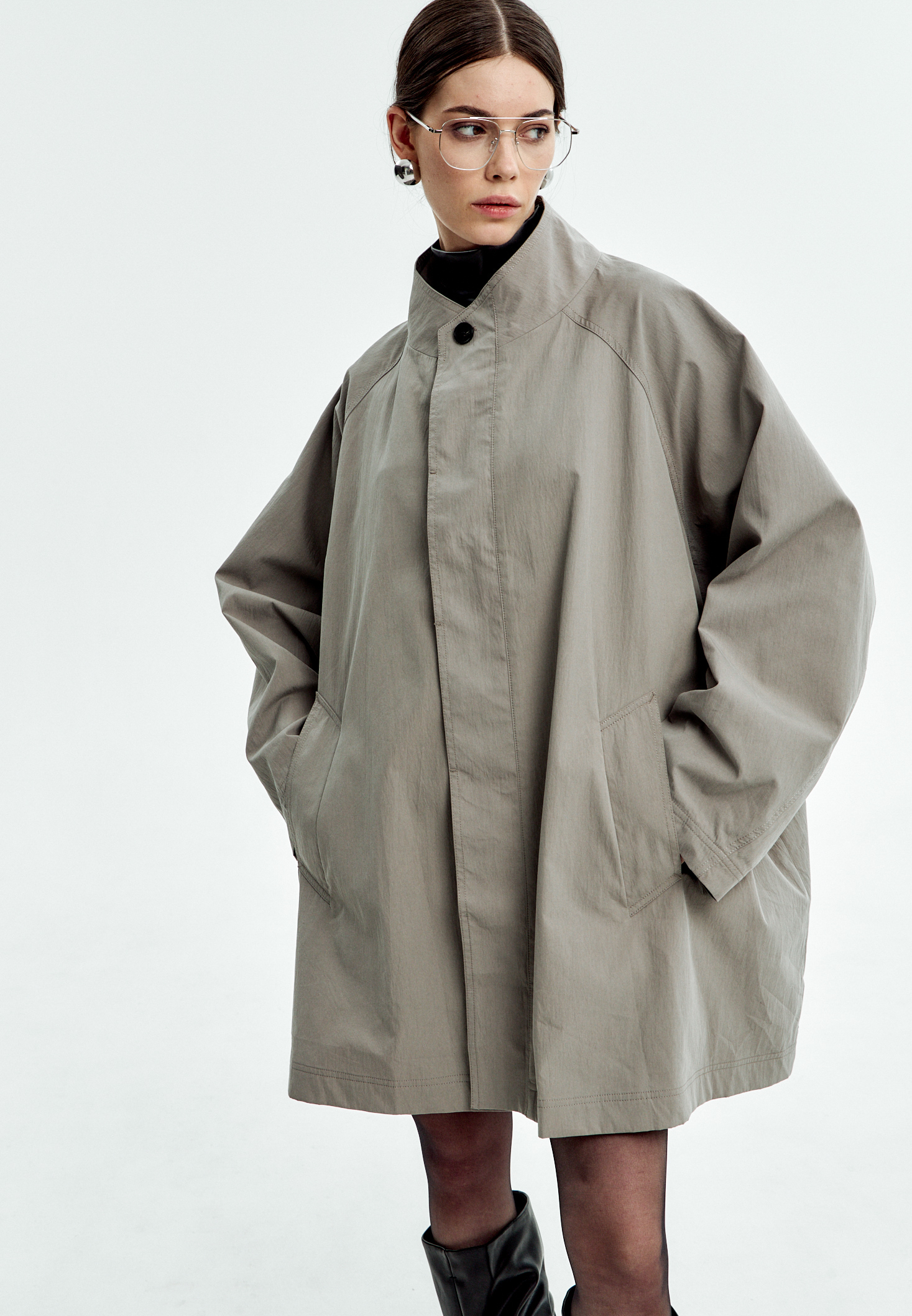  Плащ super oversize