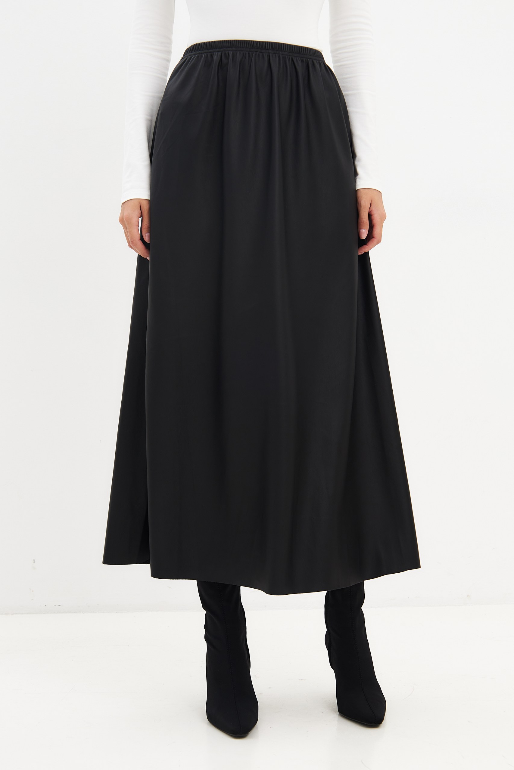 Юбка из эко кожи 