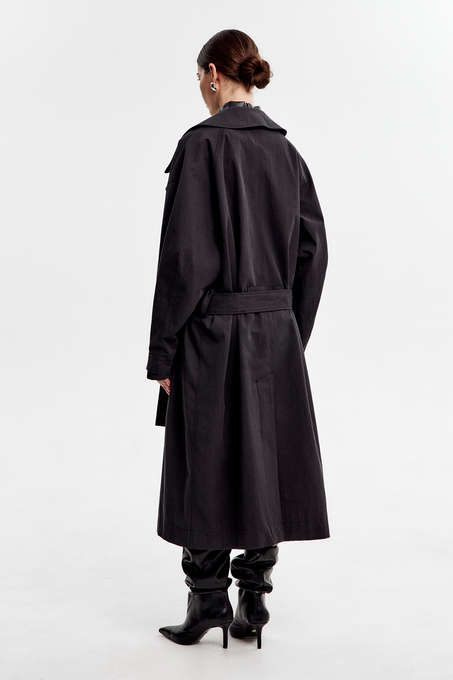 Плащ oversize длинный