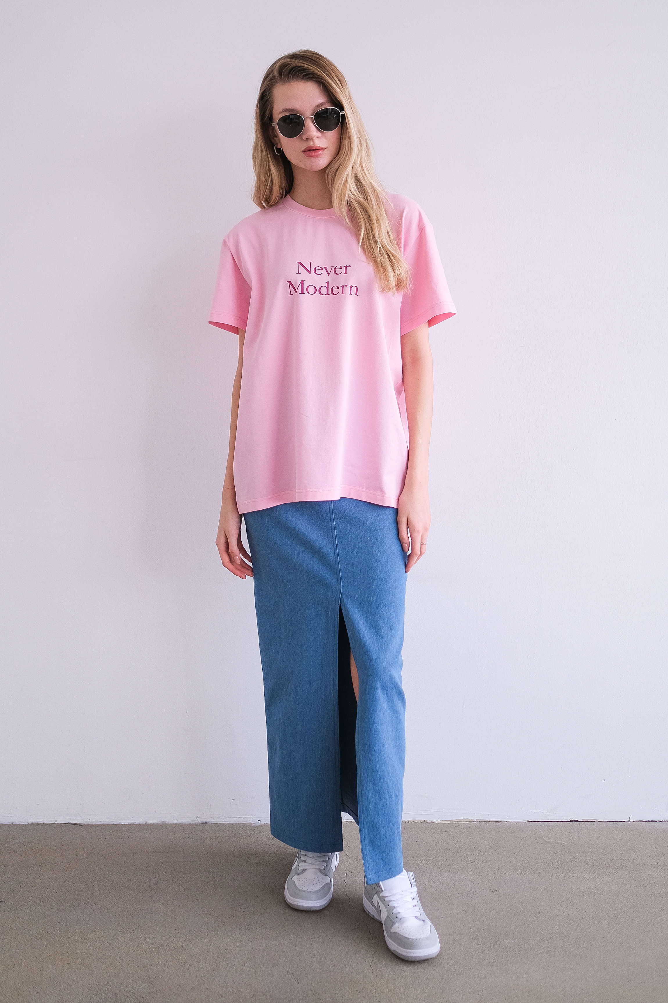 Юбка макси деним