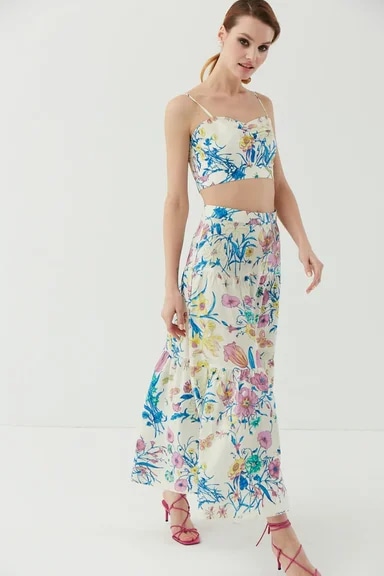 Кроп-топ цветной