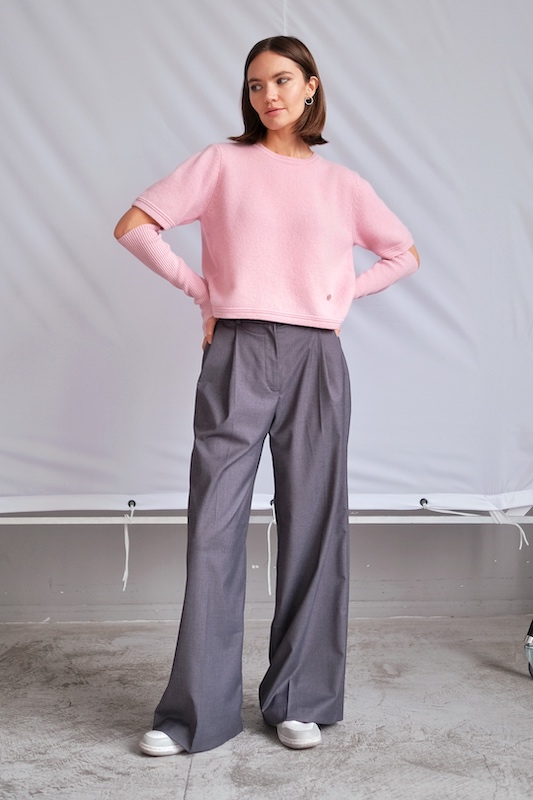 Брюки широкие