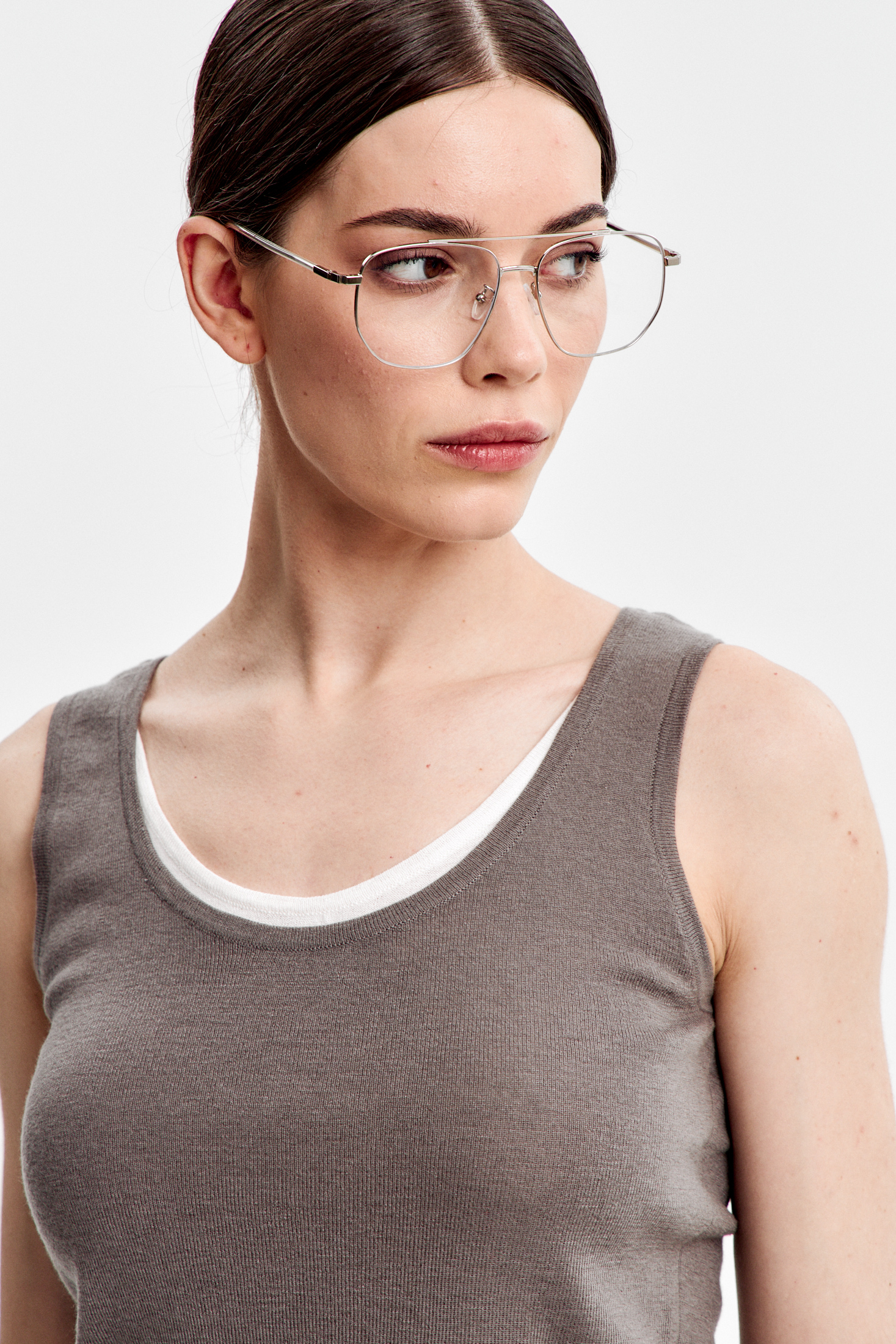  Топ трикотажный двойной