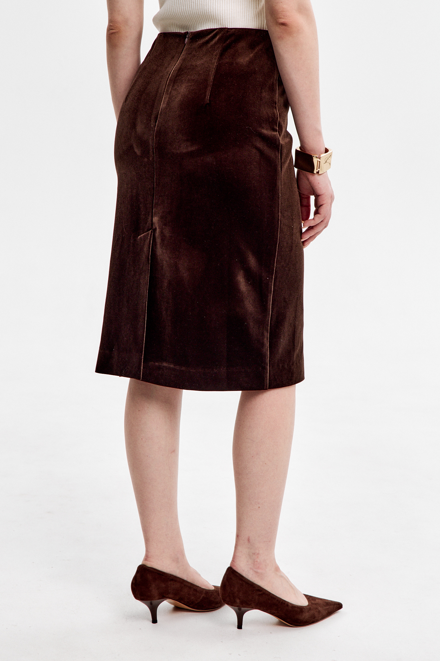  Юбка прямая Chocolate