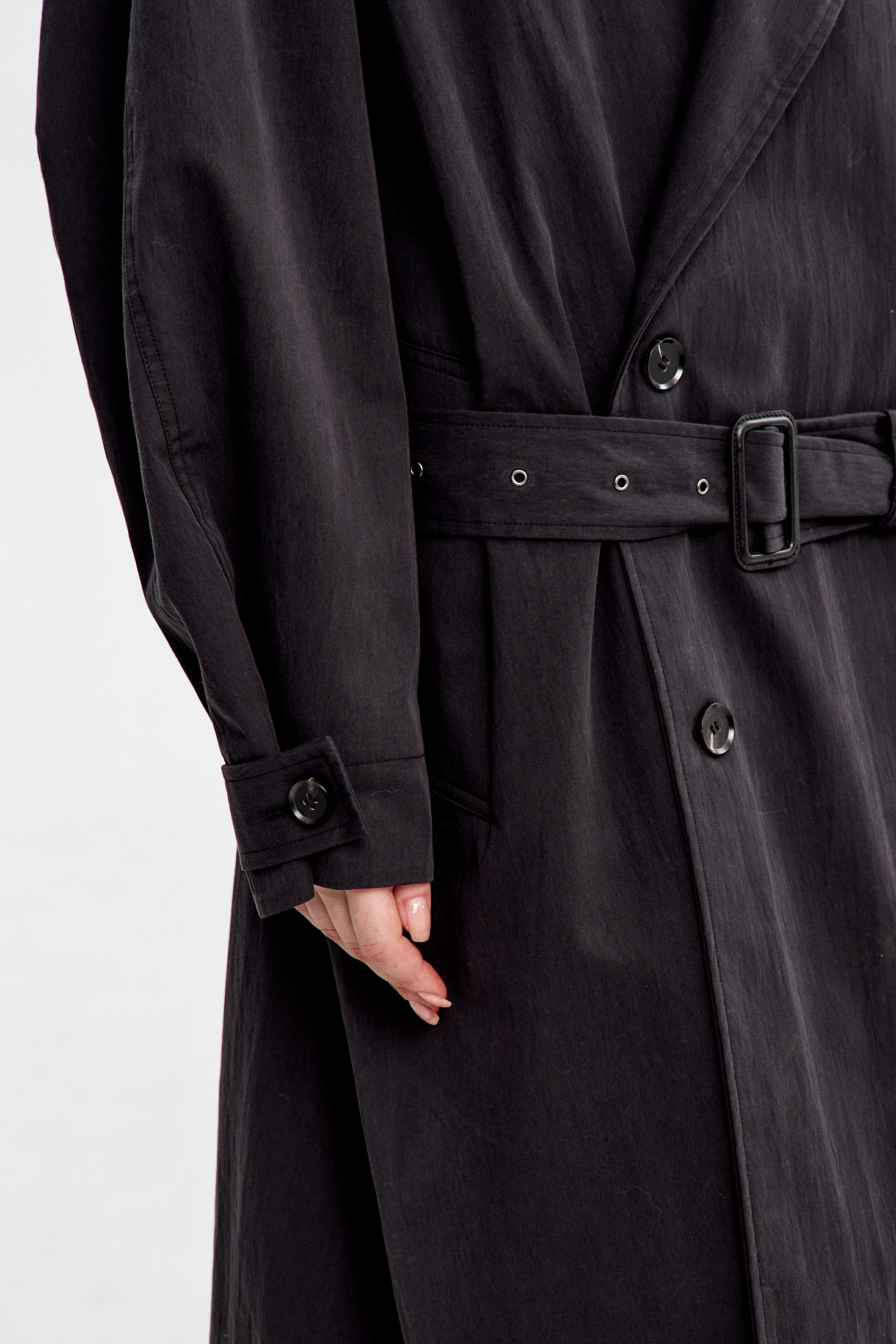 Плащ oversize длинный