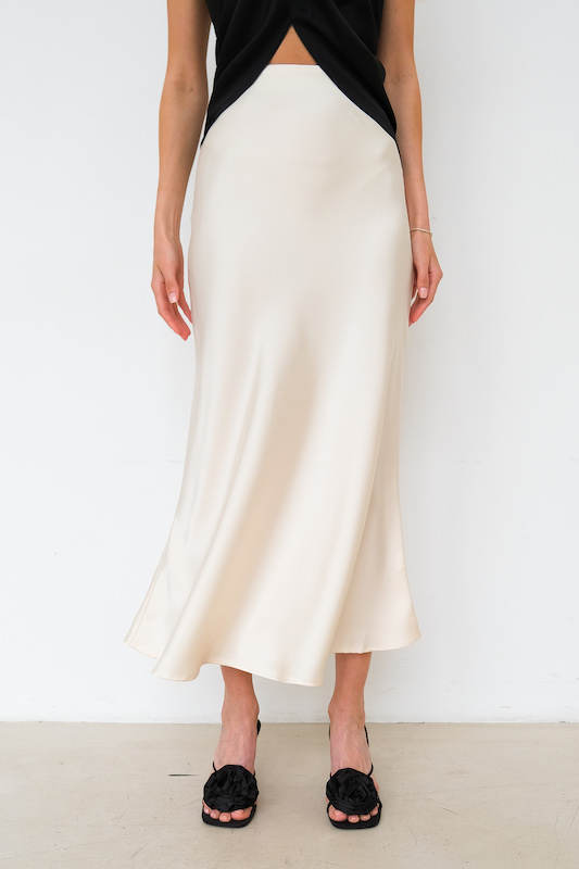 Юбка атласная 