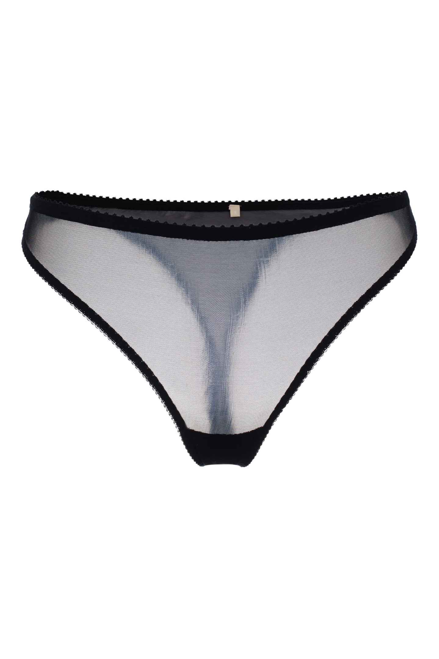 Стринги из сеточки черные