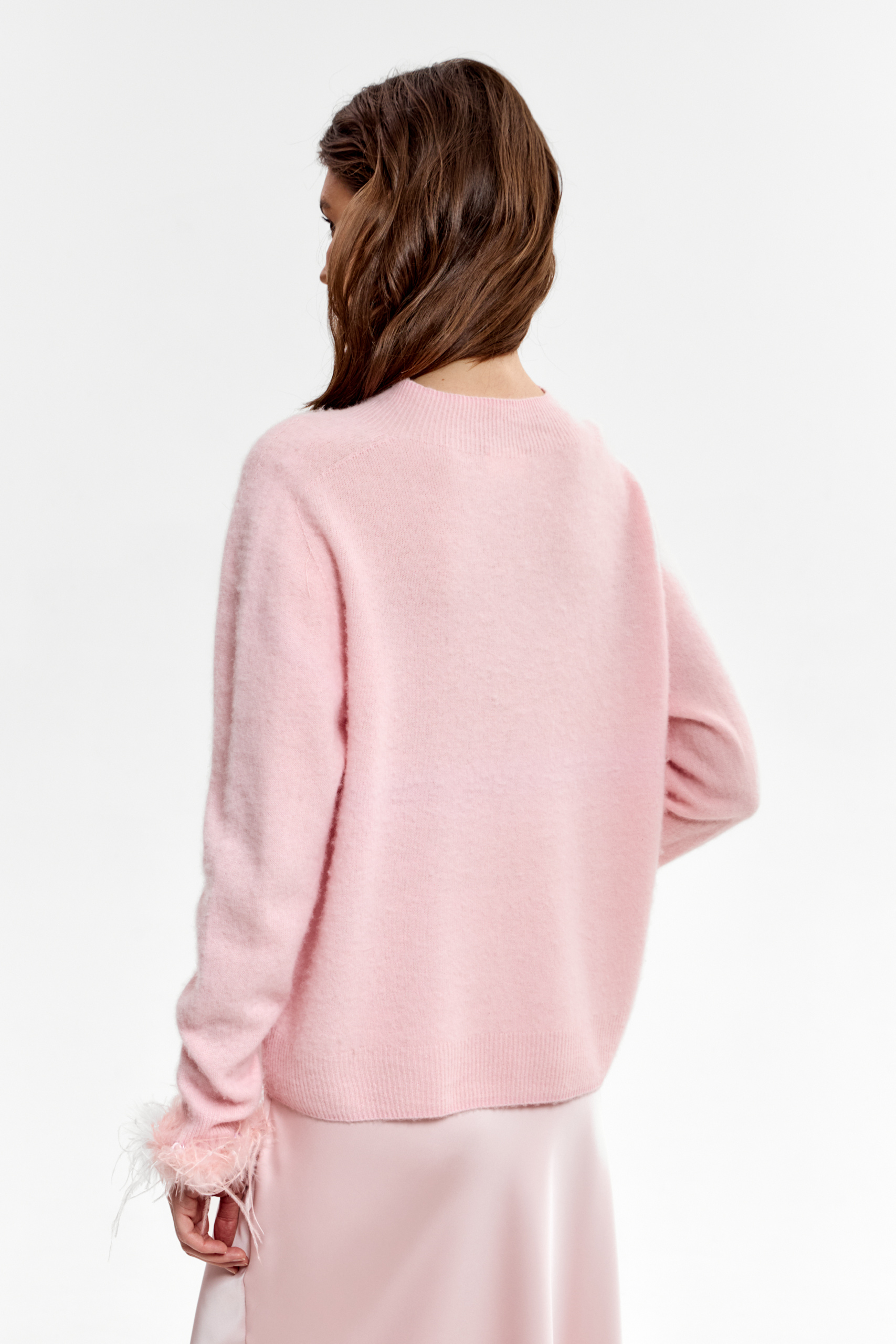  Джемпер с боа