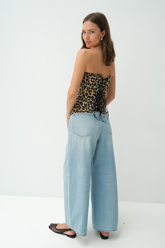 Корсет леопардовый