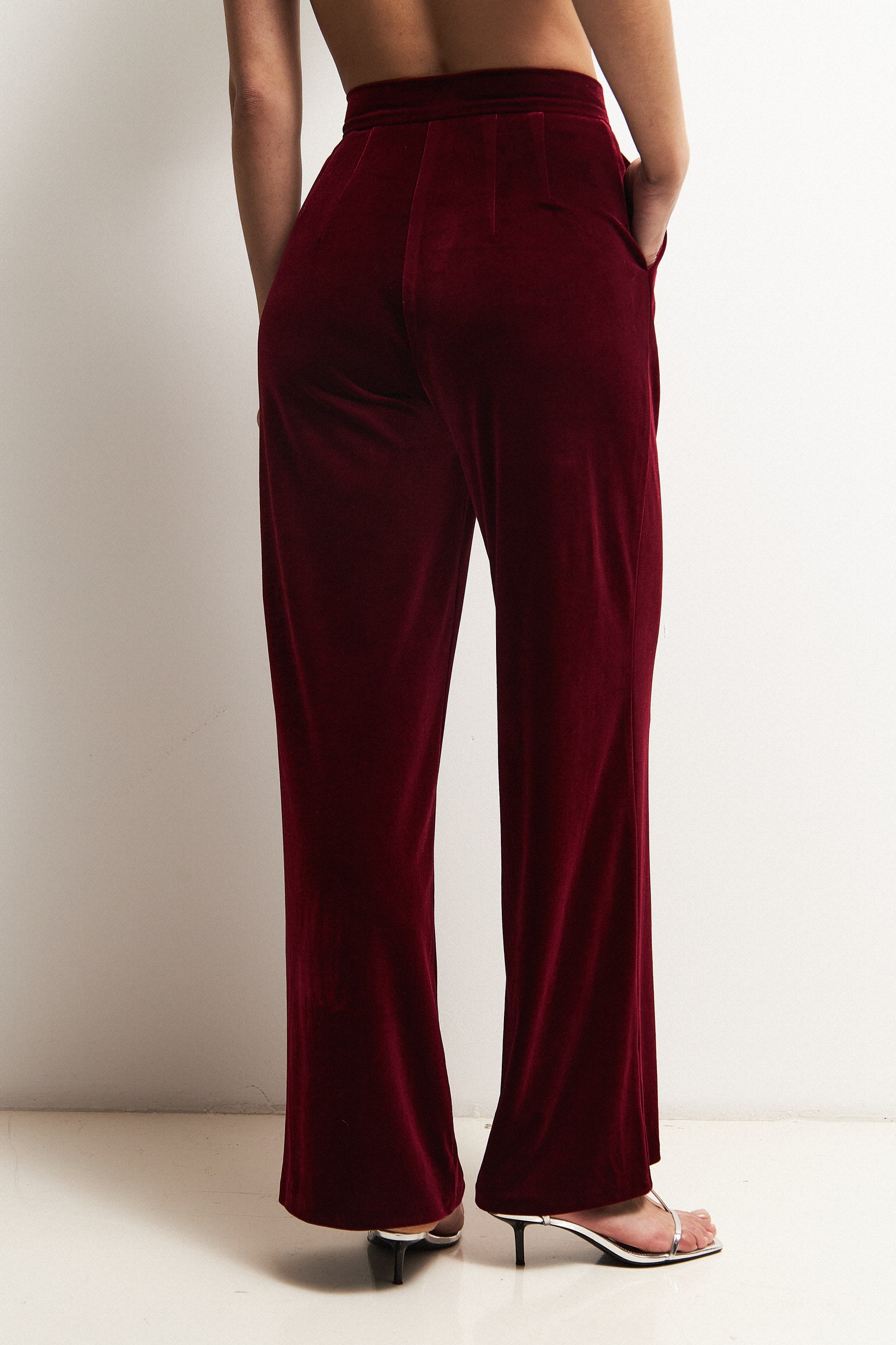 Брюки бархатные