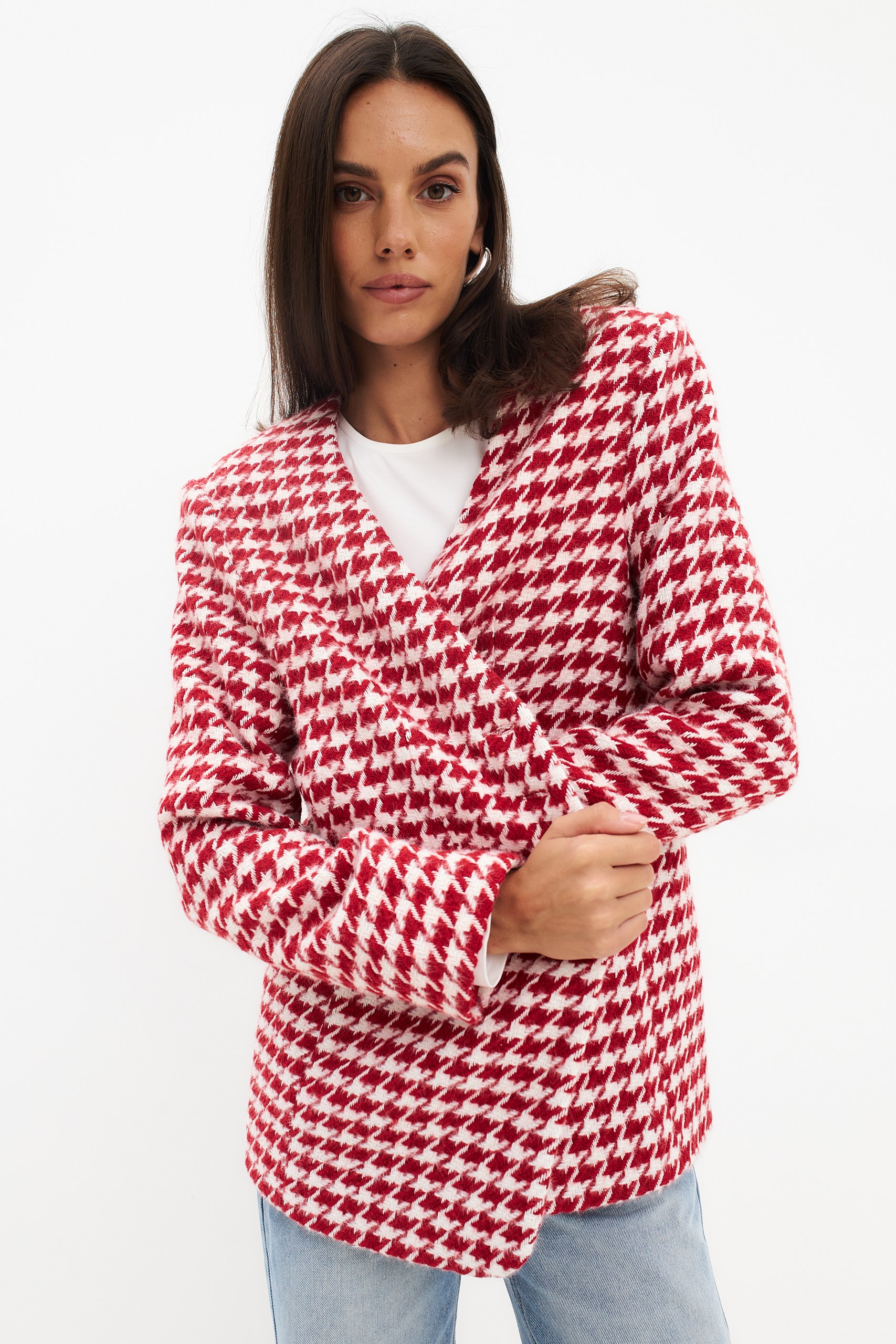 Жакет гусиная лапка