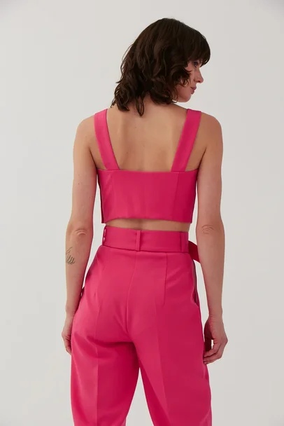 Кроп-топ фуксия