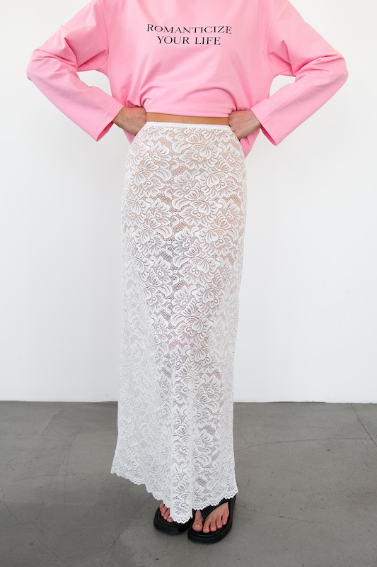 Юбка из кружева