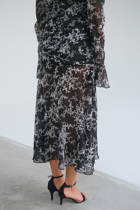 Платье из шифона