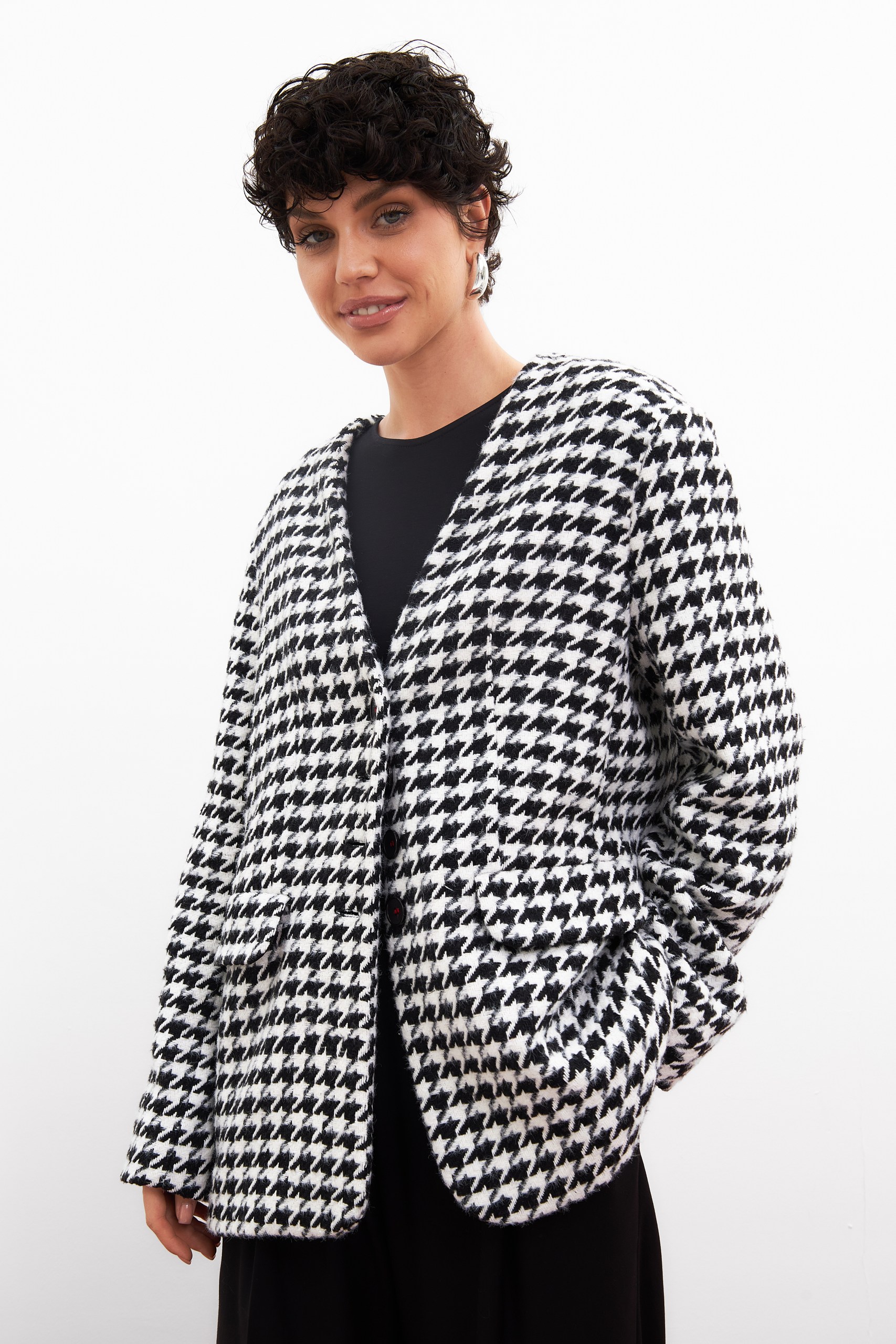 Жакет гусиная лапка