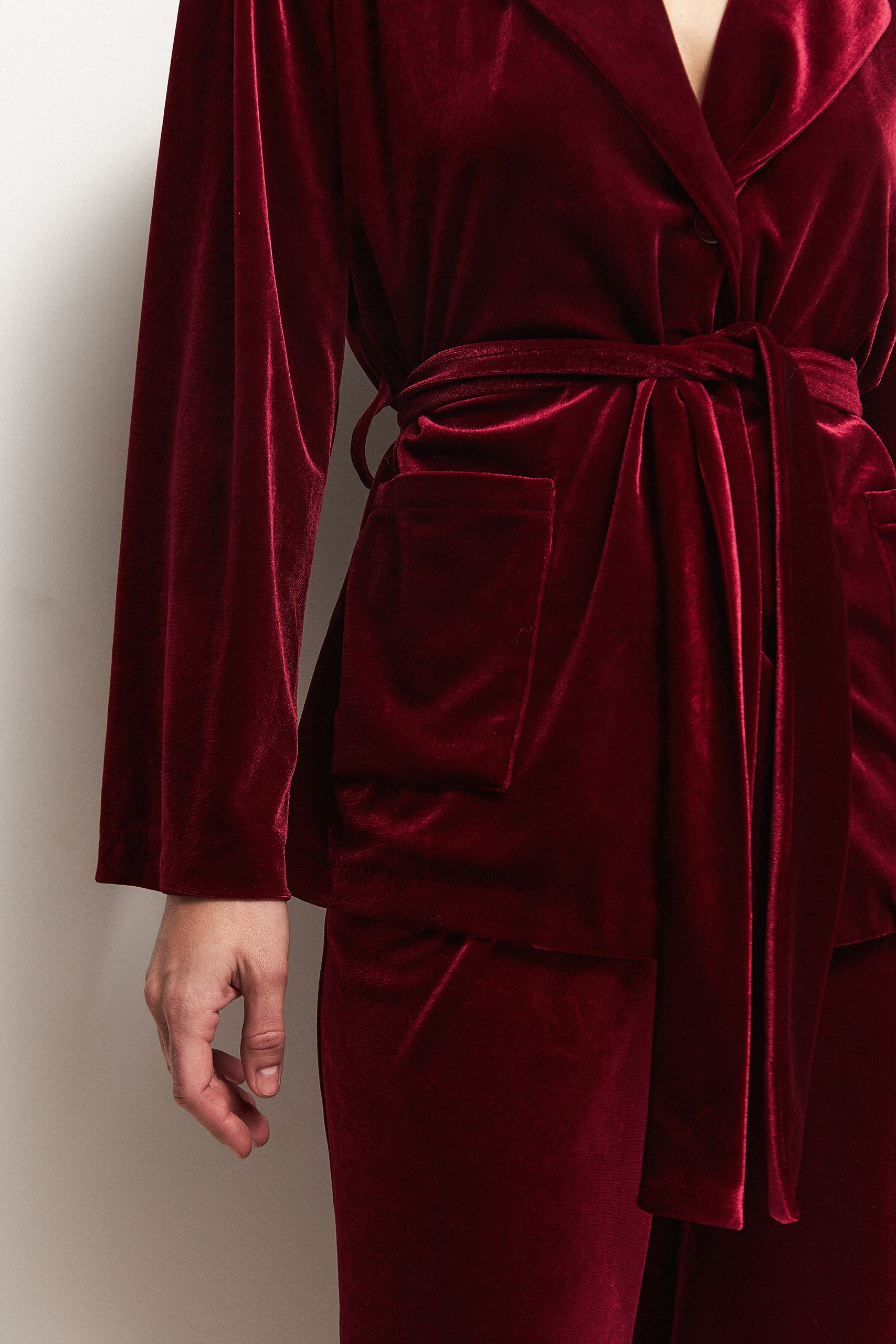 Жакет бархатный