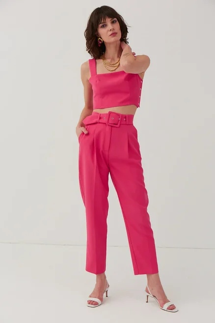 Кроп-топ фуксия