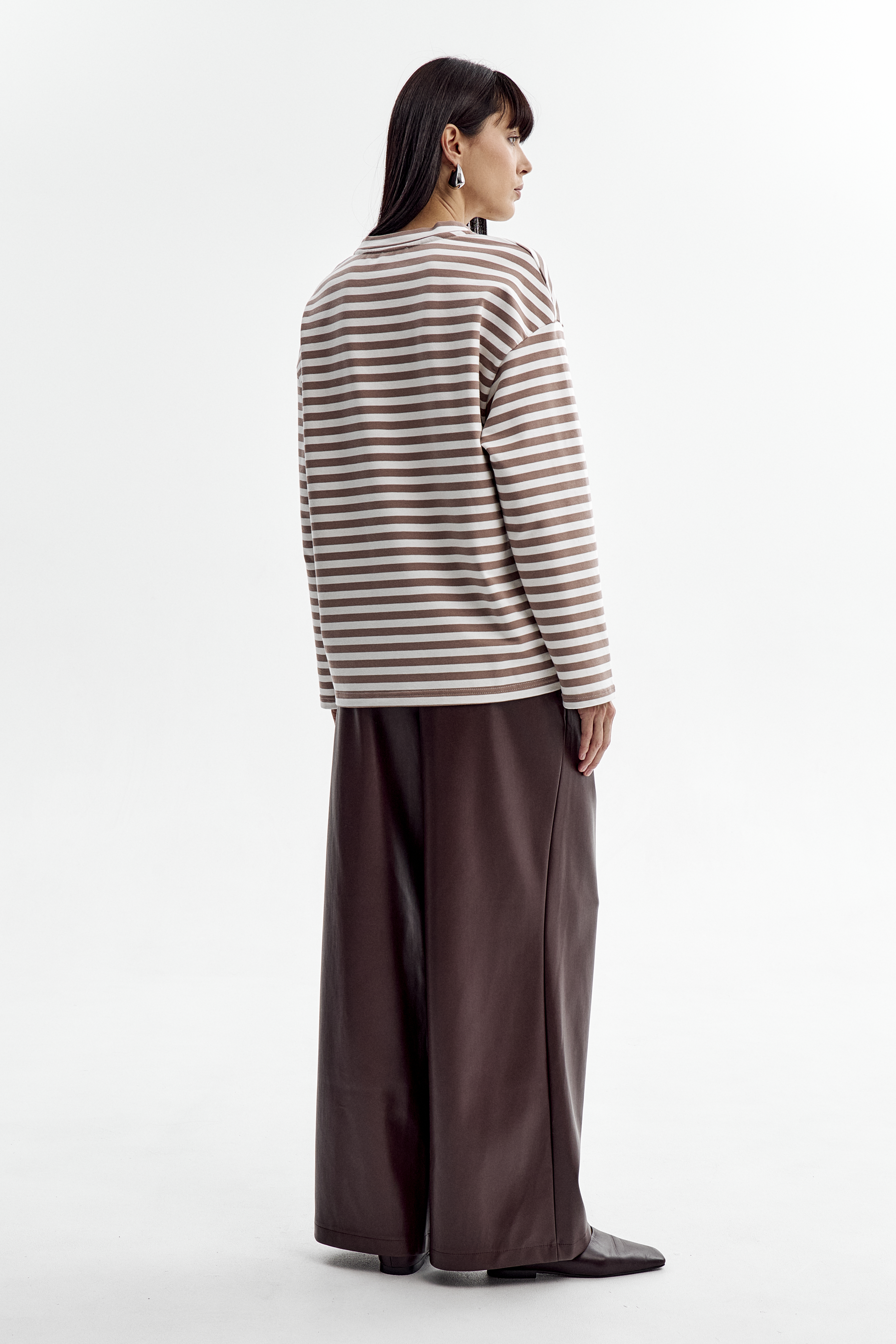 Лонгслив в полоску