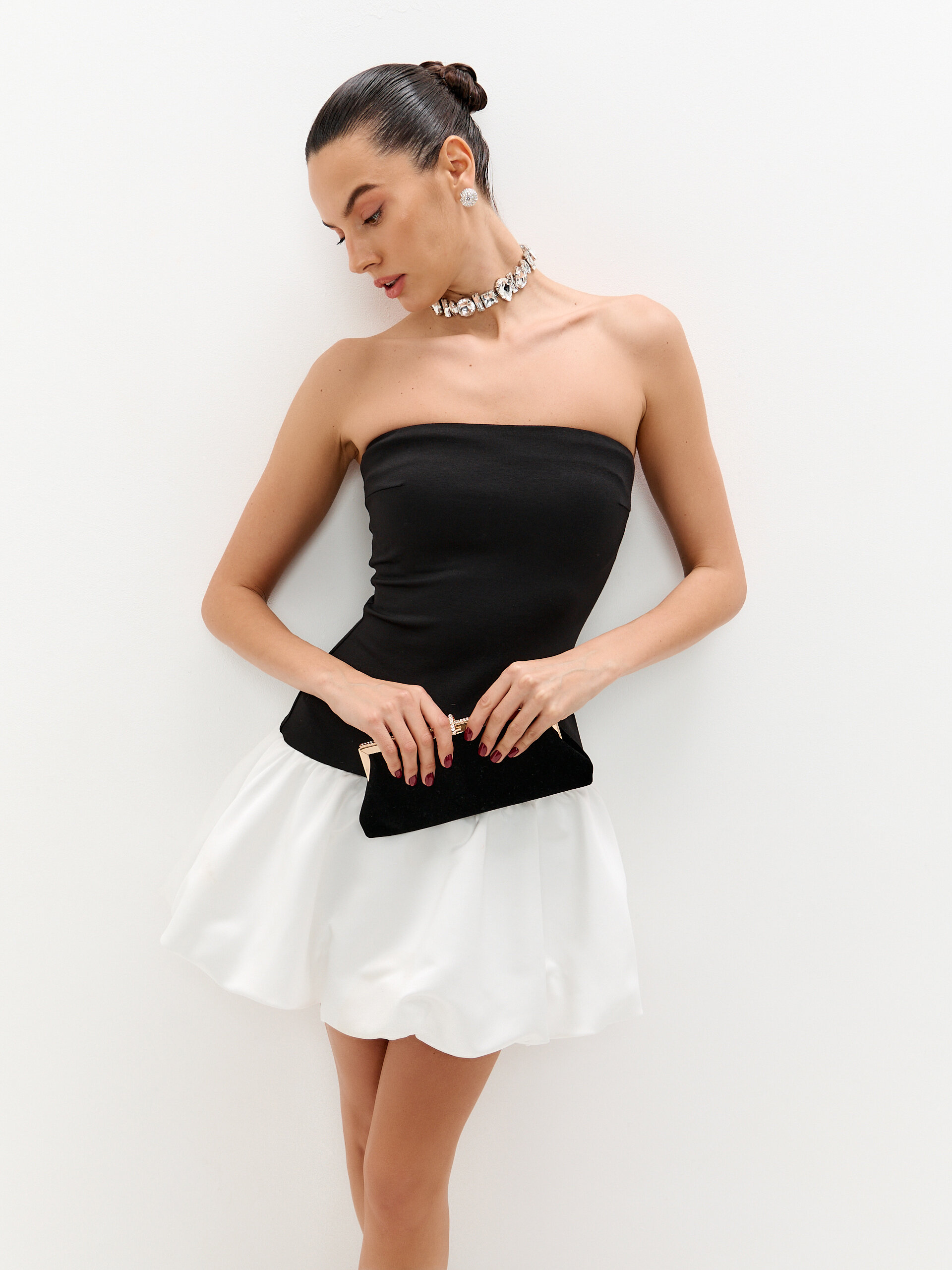 Платье с юбкой баллон