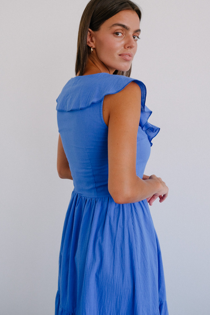 Сарафан с рюшами