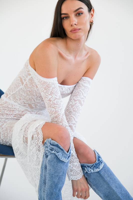 Боди из кружева