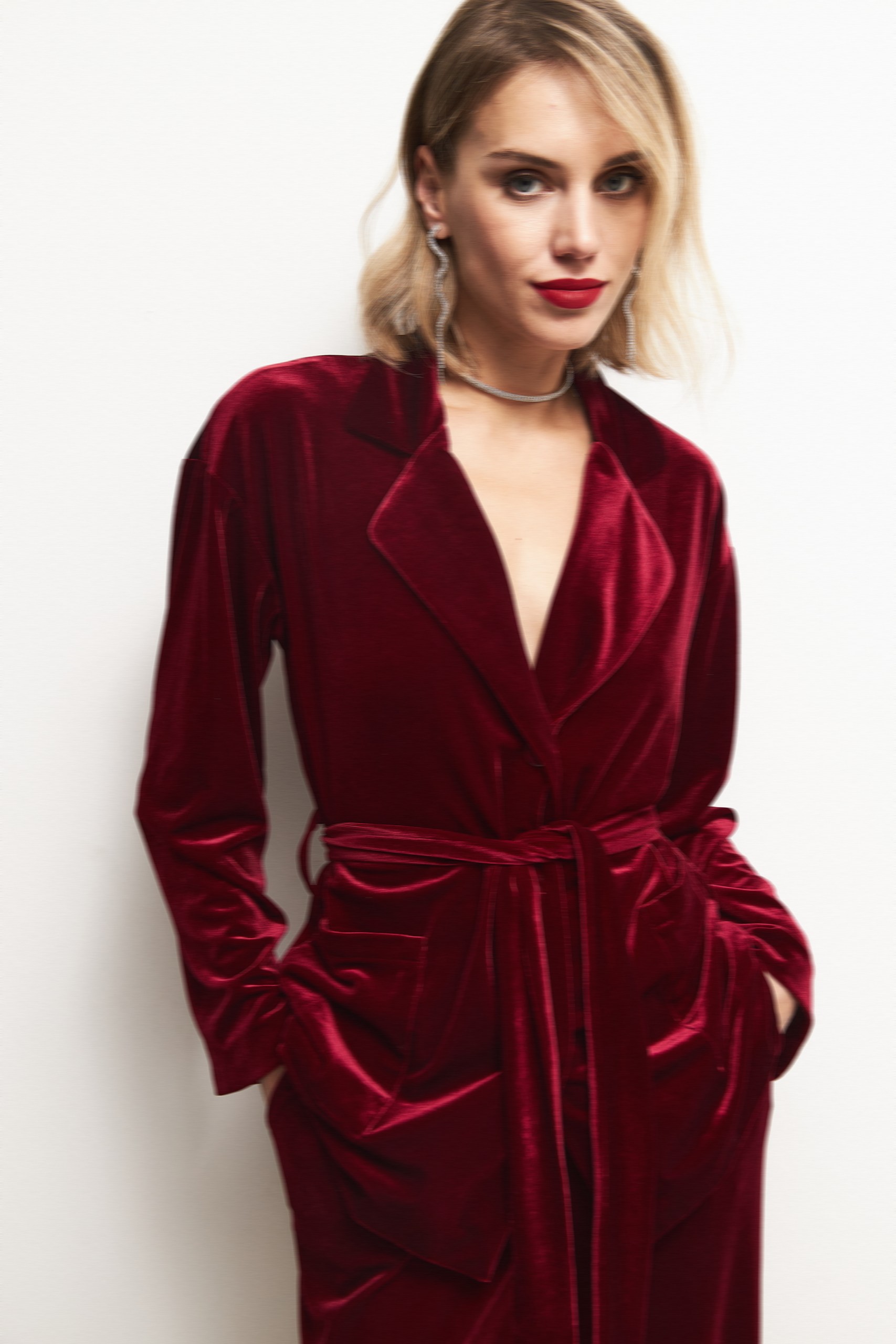 Жакет бархатный