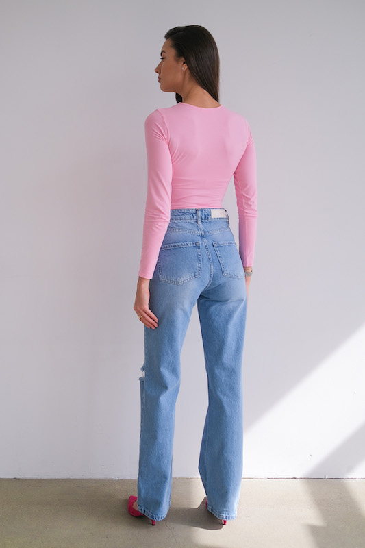 Боди с драпировкой 