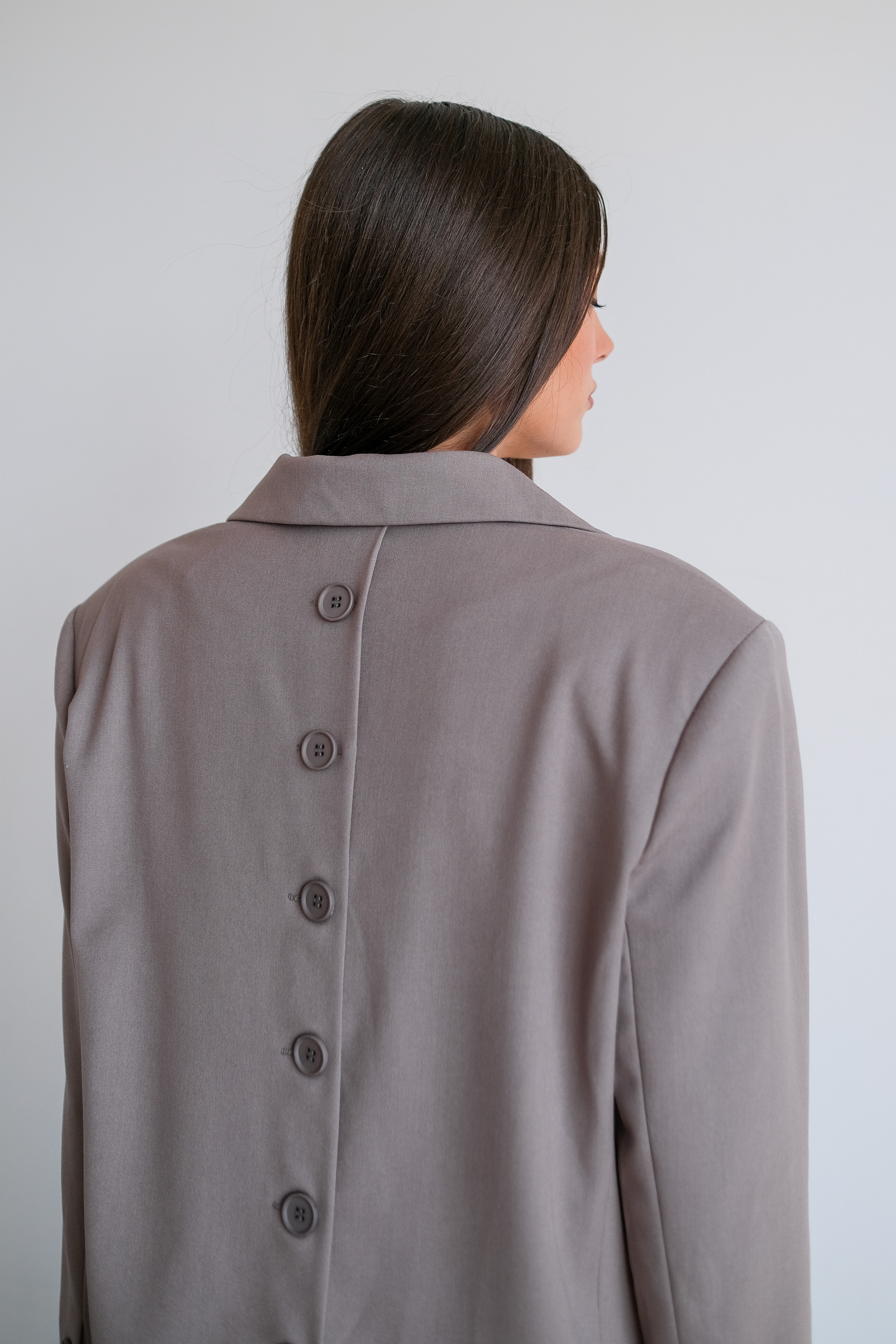 Жакет оверсайз с пуговицами