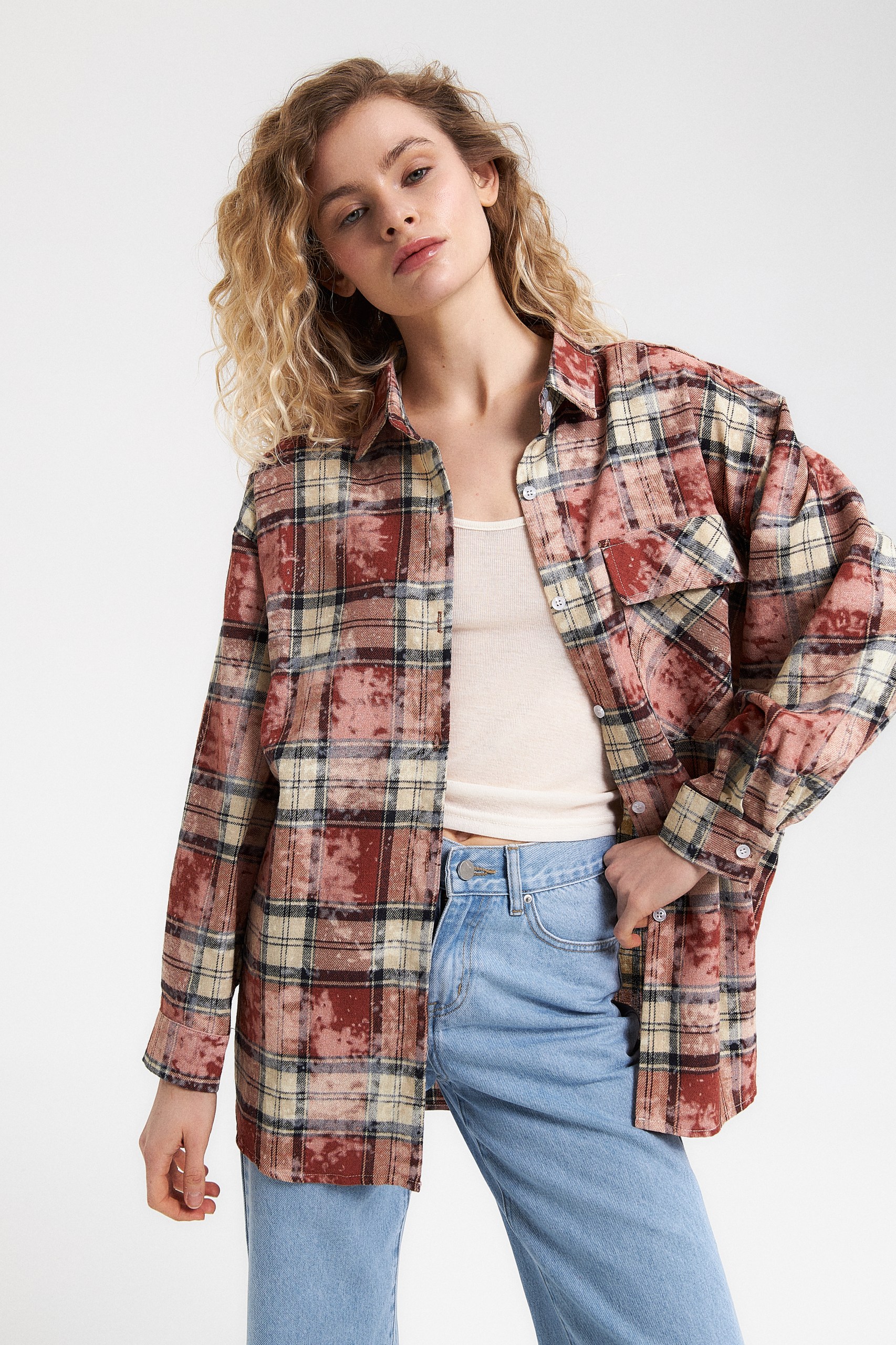 Рубашка в клетку usedstyle