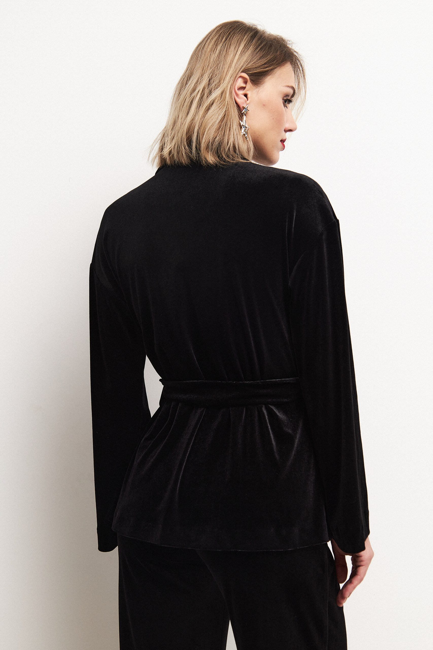 Жакет бархатный