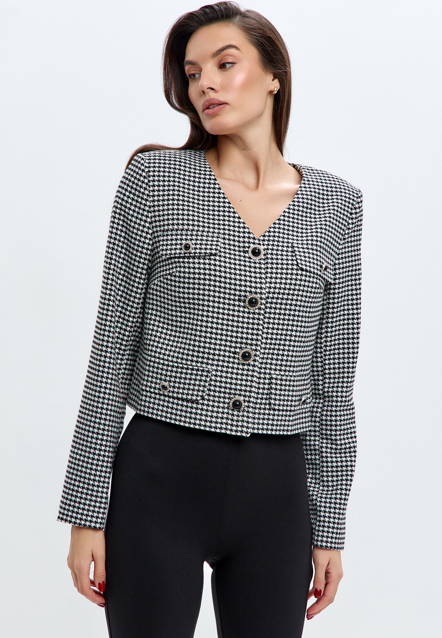 Жакет гусиная лапка