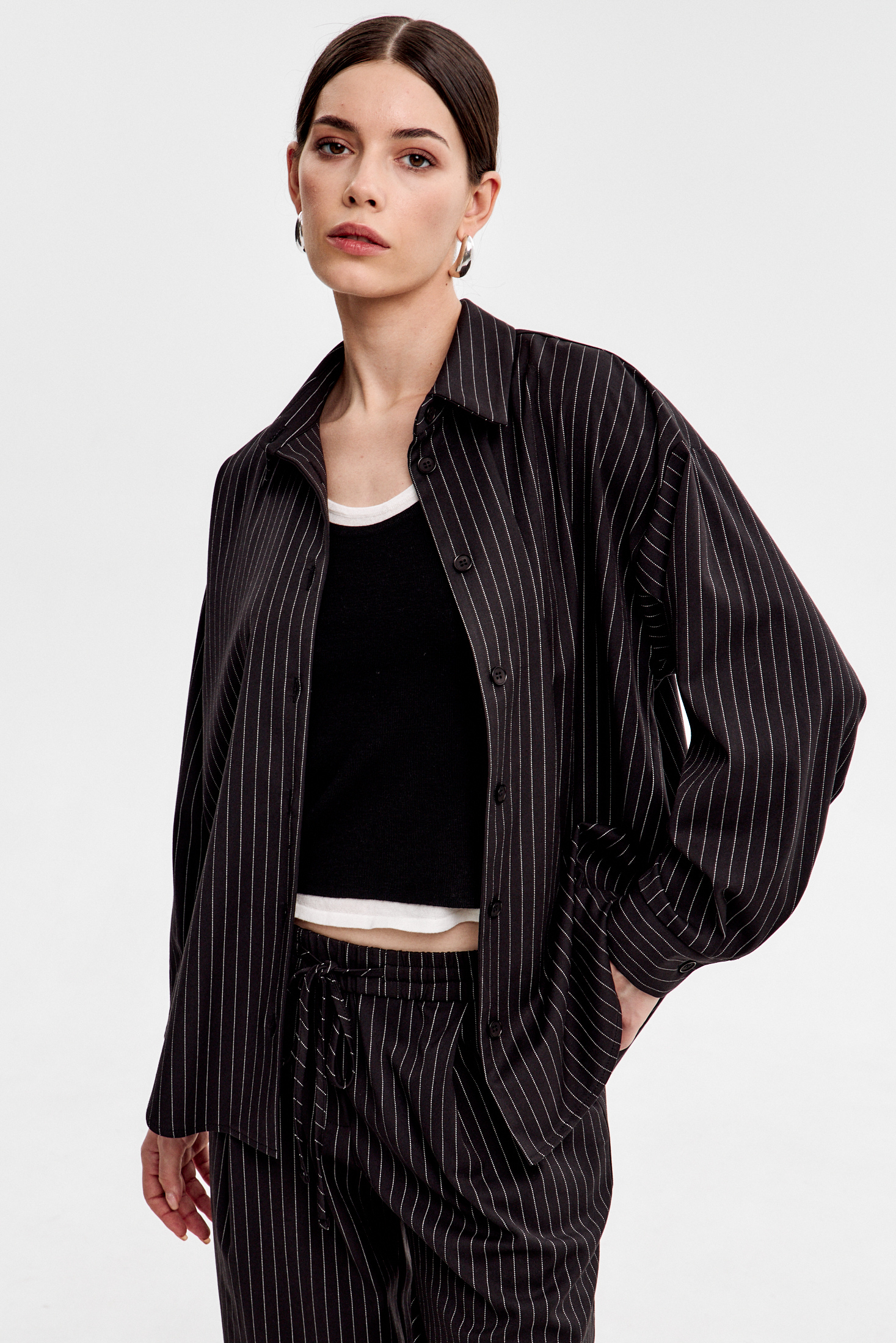 Рубашка в полоску