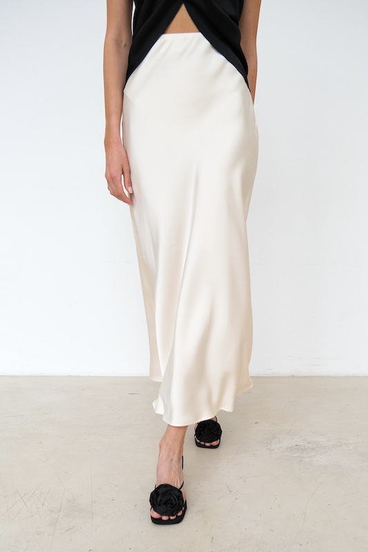 Юбка атласная 