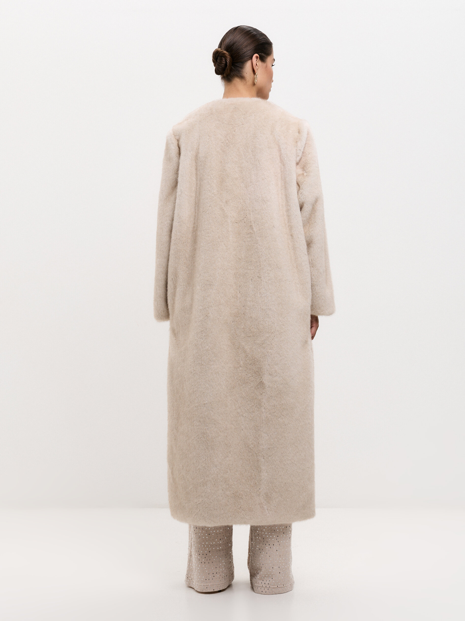 Шуба длинная