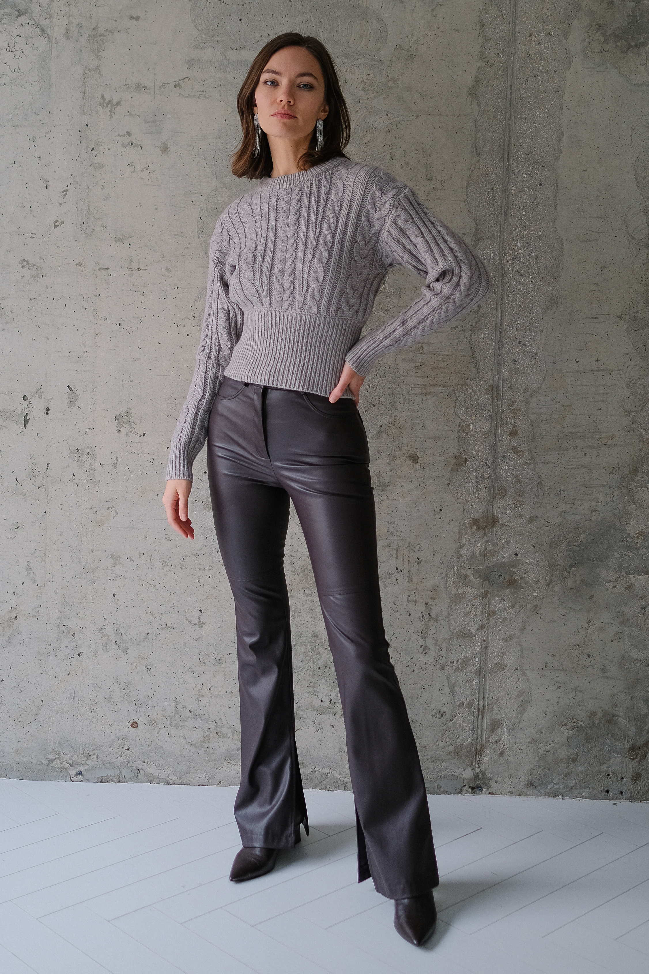 Джемпер косы