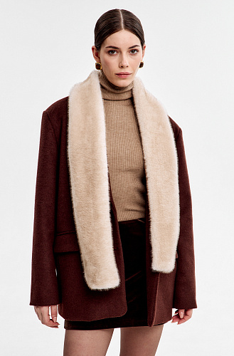  Меховой шарф