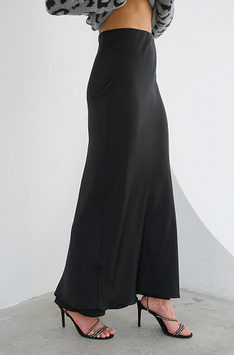 Юбка черная макси