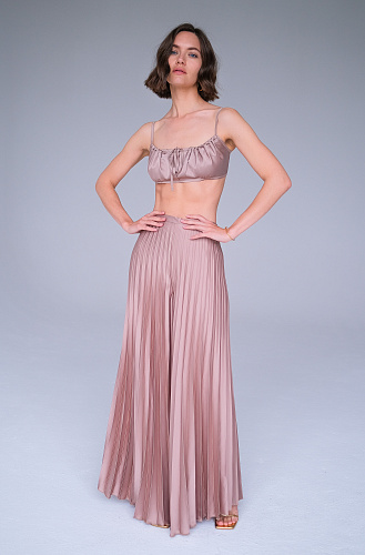 Топ лиф бежевый