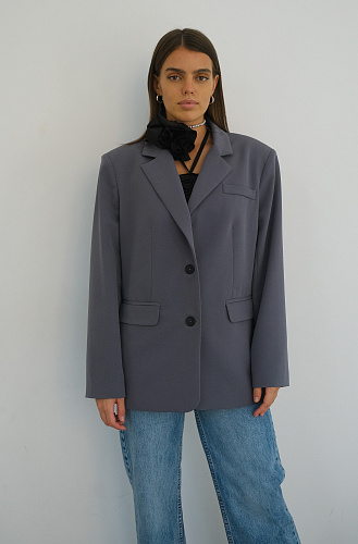 Жакет серый