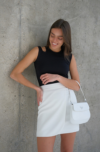 Юбка мини на запах