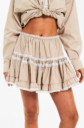 Юбка с кружевом Stripes