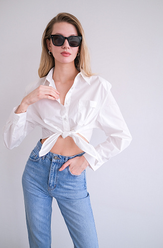 Блуза на завязках