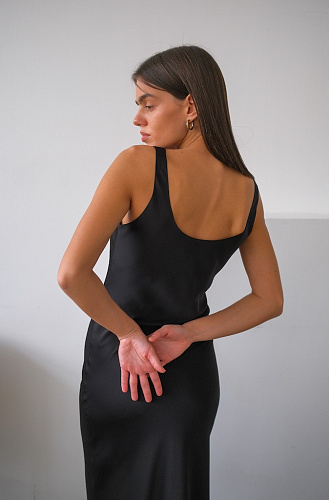 Платье комбинация миди